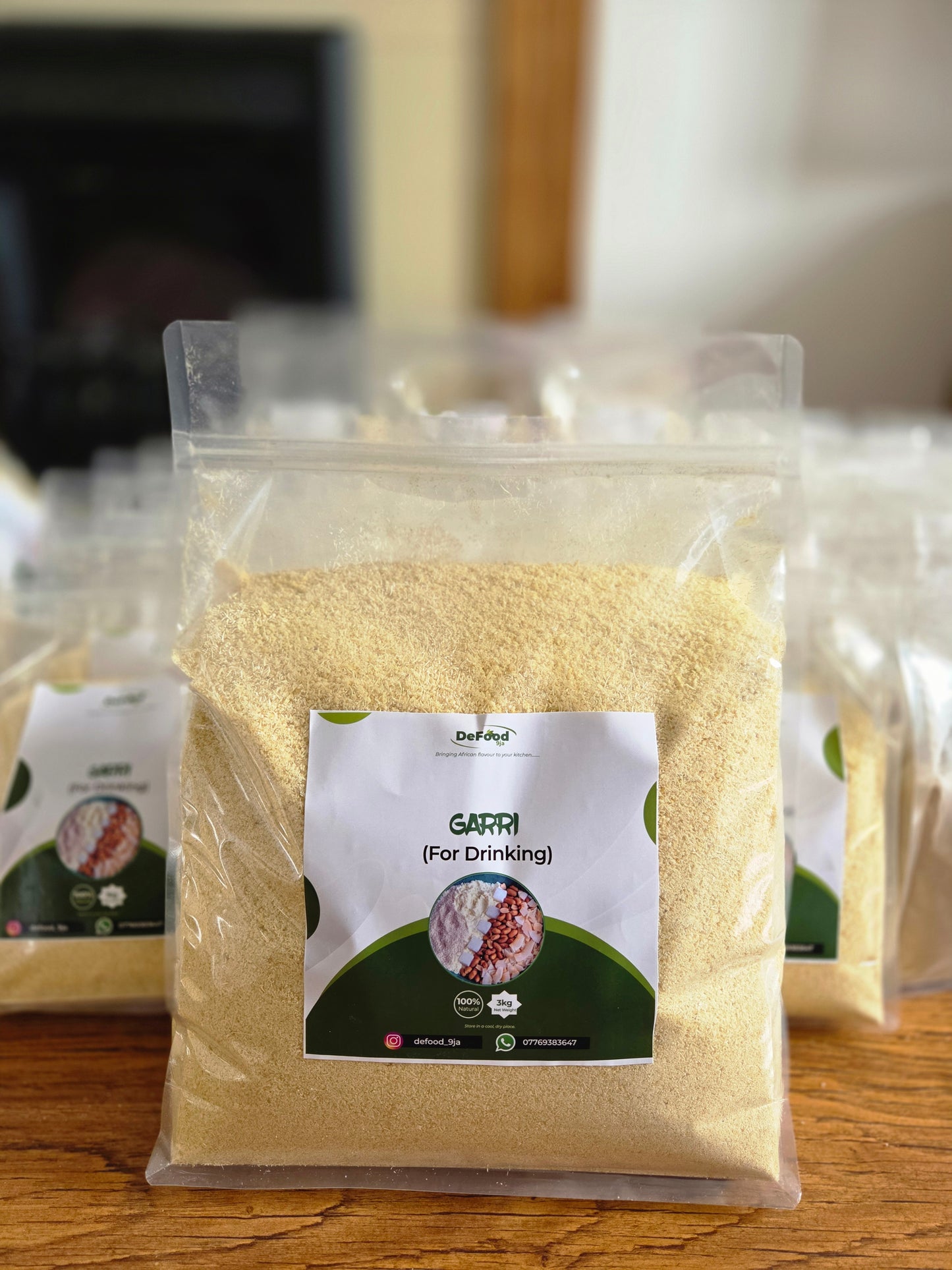 GARRI (CASSAVA FLOUR) FOR MAKING EBA AND DRINKING