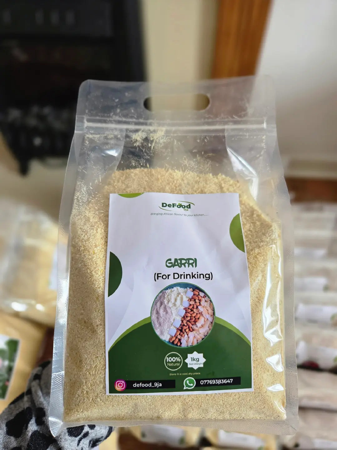 GARRI (CASSAVA FLOUR) FOR MAKING EBA AND DRINKING